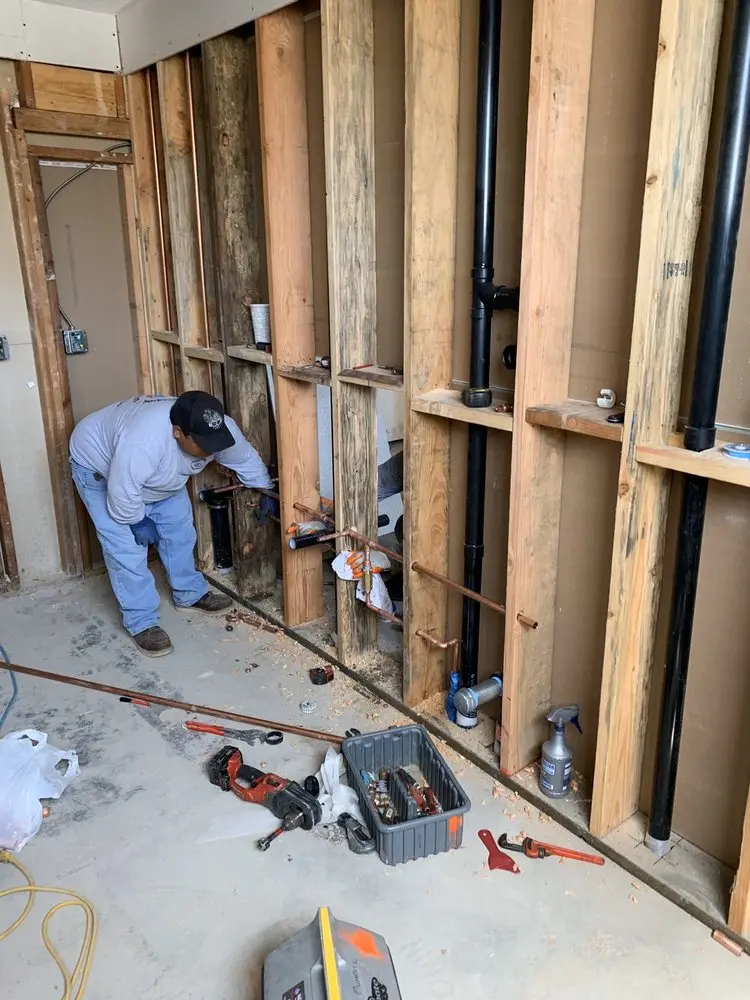 Commercial rough-in plumbing for Commercial Plumbing in Huntington